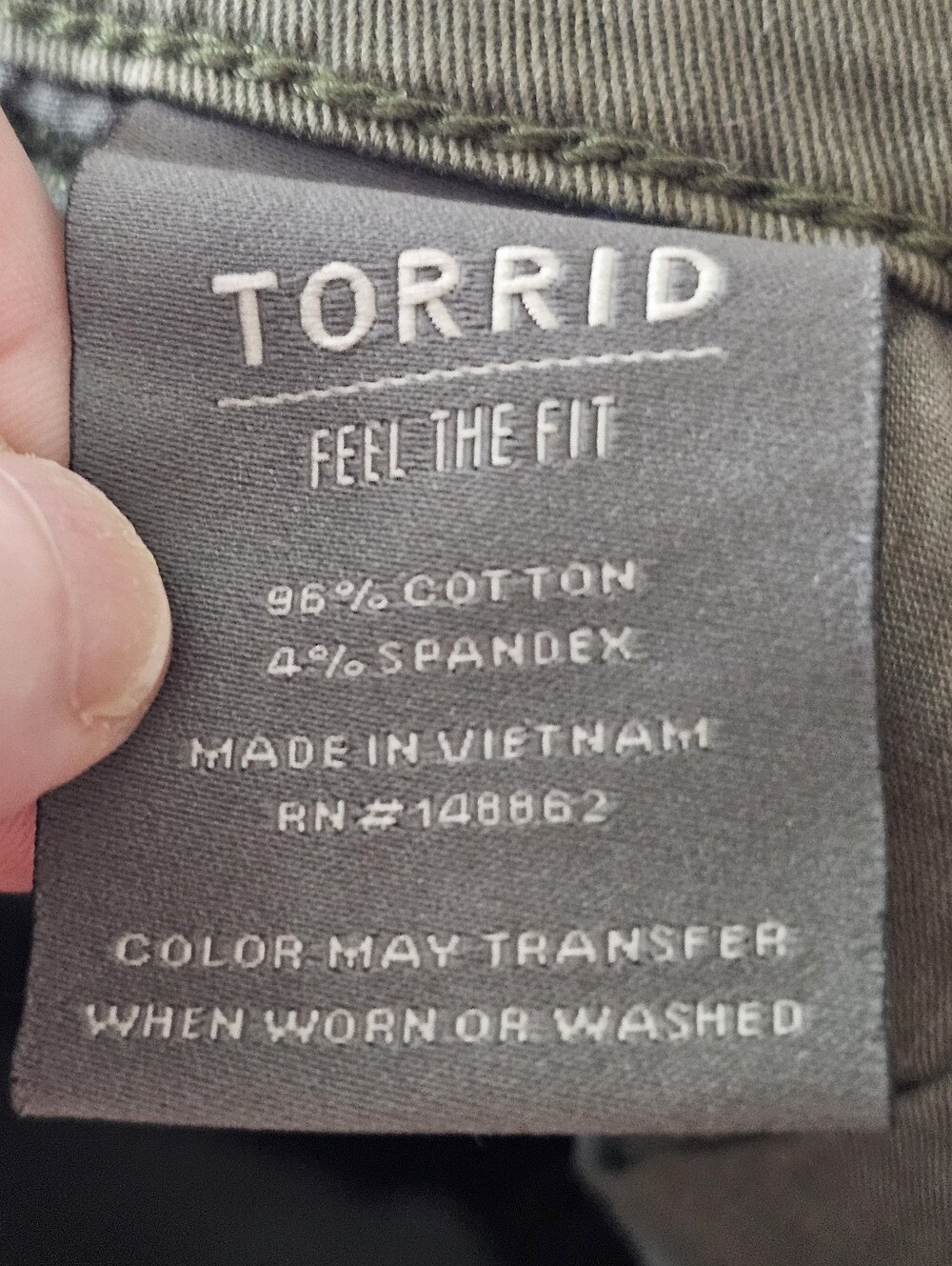 TORRID Weekend Twill Midrise Straight Leg Casual Pants In 00R (10) - Picture 10 of 11